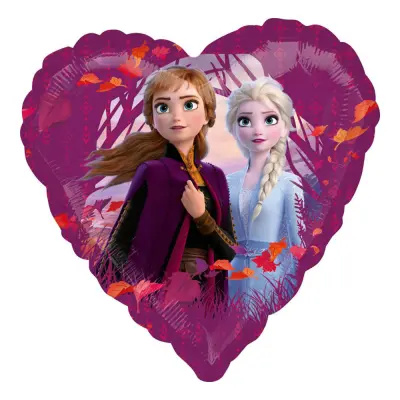 Folieballong Frost 2 Hjärta - 45 cm