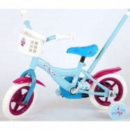 Disney Frost Barncykel 10 tum med stödhjul & cykelstång