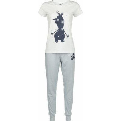 Frost - Disney Pyjamas - Olof - S - för Dam - vit/blå