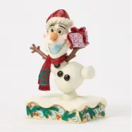 Frost - Disney Samlingsfigurer - Festive Frost - Olaf - för  flerfärgad