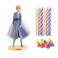 Frost Tårtdekoration Elsa + 10st Tårtljus