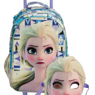Frozen - Resväska - Ryggsäck Och Mask 2 Delar