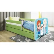 Kocot Kids Barnsäng - Babydreams Grön - Frozen 160x80 Cm
