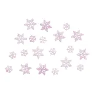 Konfetti Frost/Frozen Snöflingor Rosa - 20 gram