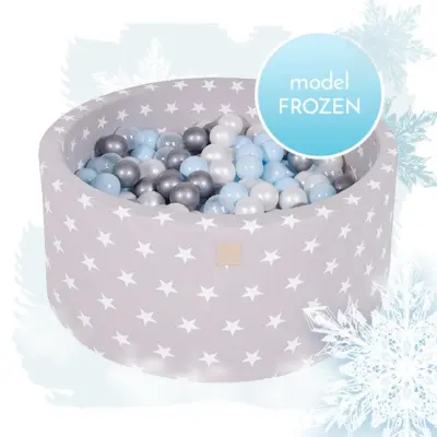 Meow Baby - Bollhav Frozen Med 250 bollar - Lila - 40 Cm