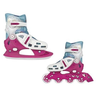 Powerslide Disney Frozen, 2-i-1 Inlines och Skridskor stl 31-34