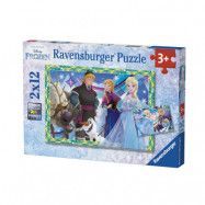 Ravensburger Pussel Disney Frozen Vinterspelen 2x12-bitar
