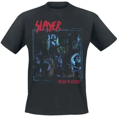 Slayer T-shirt - Frozen Hell Reign In Blood - S 5XL - för Herr - svart