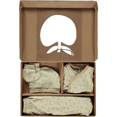 Småfolk Newborn Set Sopfie La Girafe Frozen Dew (50)