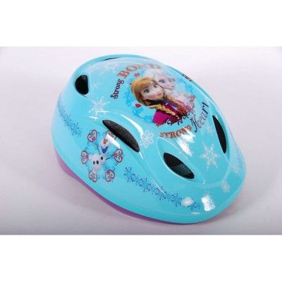 Volare Disney Frozen, Cykelhjälm - Deluxe 51-55 cm ljusblå