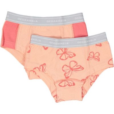 Geggamoja 2-pack Trosor Butterfly (122/128)