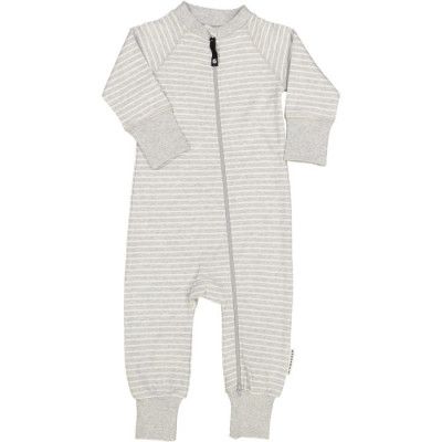 Geggamoja Classic Pyjamas (Ljusgrå)