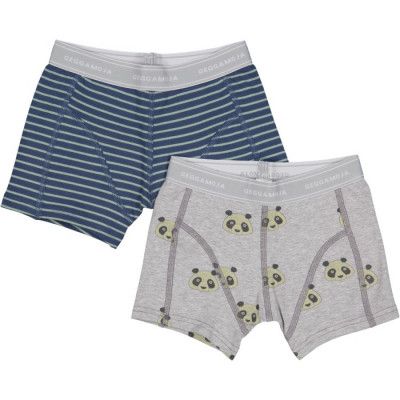 Geggamoja Kalsonger 2-Pack (Panda Grå)
