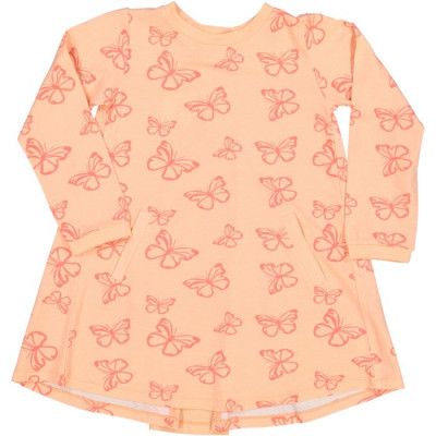 Geggamoja Klänning Butterfly (Peach)