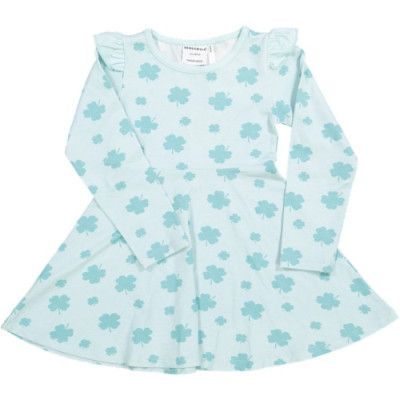 Geggamoja Klänning Klöver (Blå) (86/92)