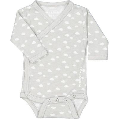 Geggamoja Prematur Body (Moln Grå)
