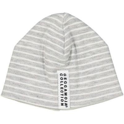 Geggamoja Prematur Mössa Grey mel/white
