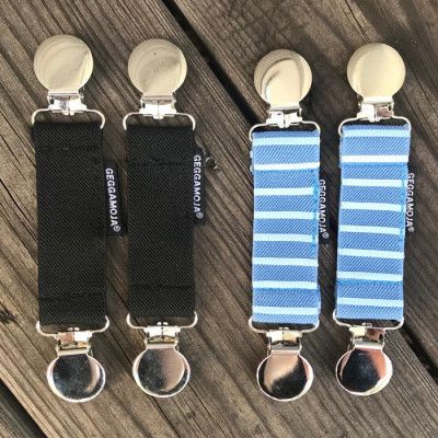 Geggamoja Vanthållare 2-pack (Blå Rand)