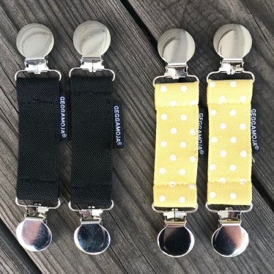 Geggamoja Vanthållare 2-pack (Gul Prick)