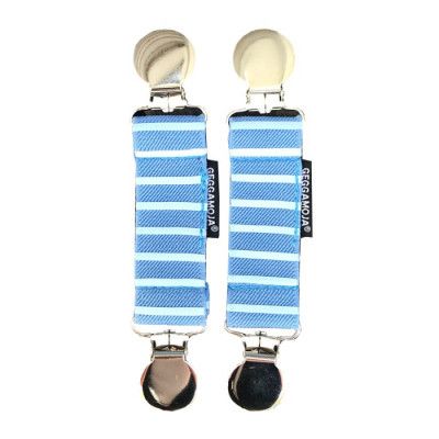 Geggamoja Vanthållare Blå Randig