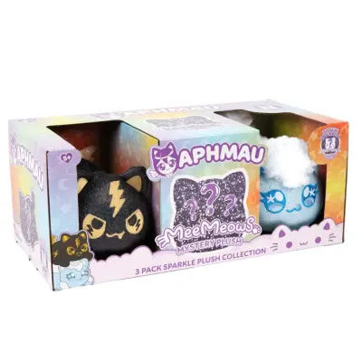 Aphmau MeeMeows Plush Sparkle Elemental 3-pack - Aphmau -  Leksaksaffären