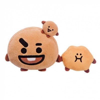 Aurora - Gosedjur Linefriends Bt21Shooky 17 Cm Plysch Brun