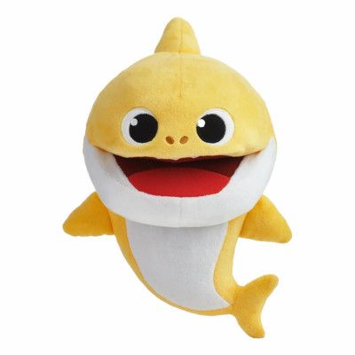 Baby Shark Sjungande Gosedjur - Gul