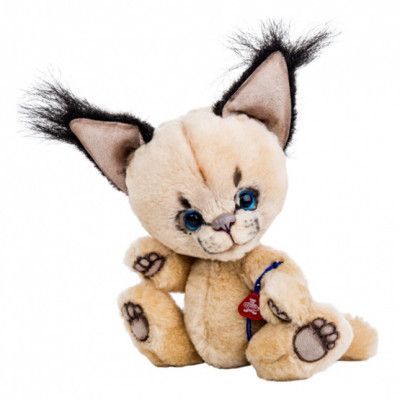 Clemens - Gosedjur Katten Pete  17 Cm Ljusbrun/Beige