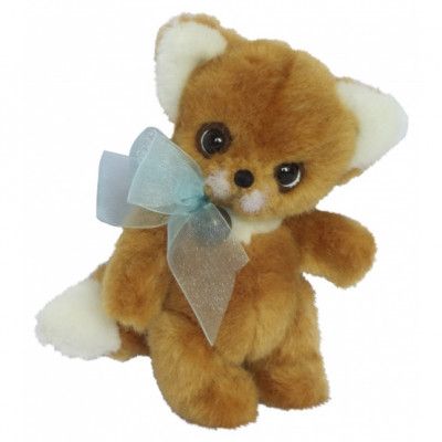Clemens - Gosedjur Räv Darcy 13 Cm Ljusbrun