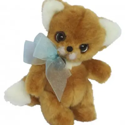 Clemens - Gosedjur Räv Darcy 13 Cm Ljusbrun