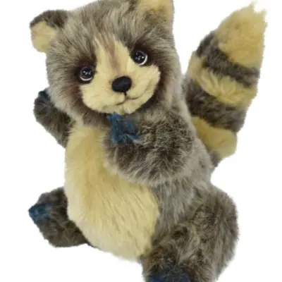 Clemens - Gosedjur Tvättbjörnen Eike 27 Cm Grå/Brun