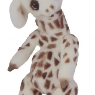 Clemens - Mjukisdjur Giraffe Akiko 25 Cm Vit/Brun