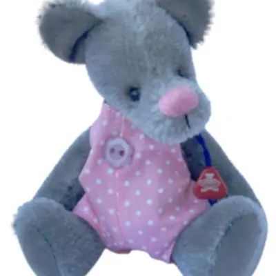 Clemens - Mjukisdjur Mouse Bernice 13 Cm Grå