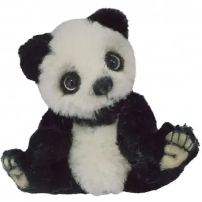 Clemens - Mjukisdjur Panda Hoshi 10 Cm Svart/Vit