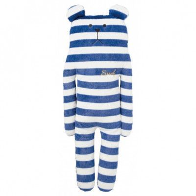 Craftholic - Mjukisdjur Sloth Surf 100 X 32 Cm Blå/Vit