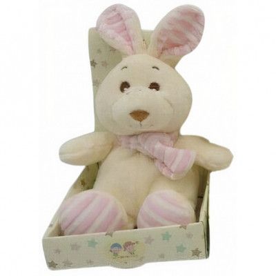 Gamberritos - Gosedjur Kanin 13 Cm Vit/Rosa