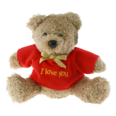 Gosedjur Björn med Röd Topp - 18 cm