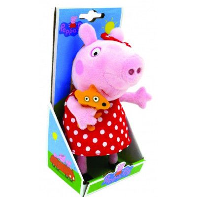 Greta Gris Mjukisdjur 20 cm (Prickig)