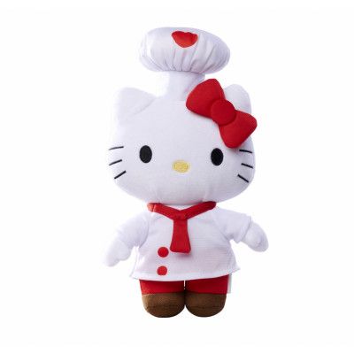 Hello Kitty Mjukdjur Super Style 20cm Kock - Hello kitty -  Leksaksaffären