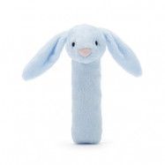 Jellycat, Bashful Blå Kanin Handleksak som låter 14 cm