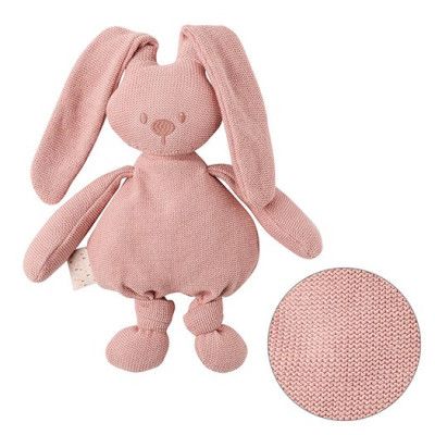 Nattou Lapidou gosedjur stickad, gammelrosa