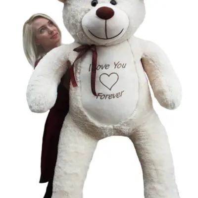 PQP Gosedjur - Gigantisk Teddybjörn 165 Cm Cream