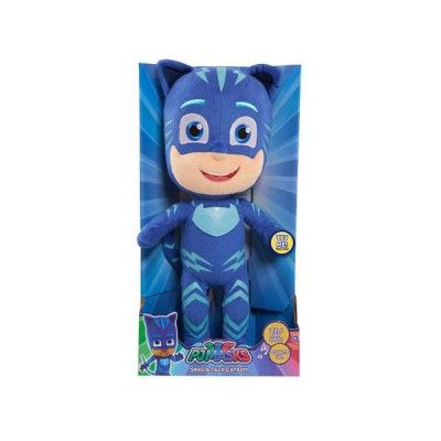 Spin Master Pyjamashjältarna, Gosedjur med ljud&Ljus - Kattpojken 38 cm
