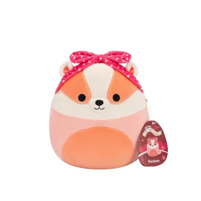 Squishmallows 19cm Heart Rostam Badger - Squishmallows -  Leksaksaffären