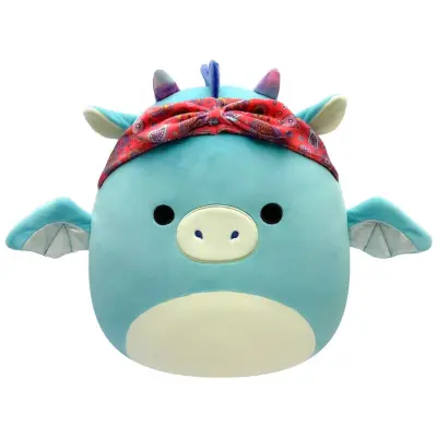 Squishmallows 19cm Tatiana Dragon with Bandana - Squishmallows -  Leksaksaffären