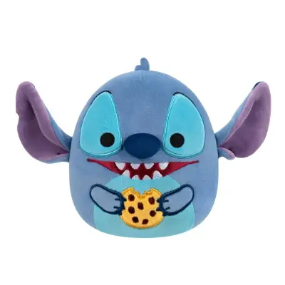 Squishmallows 20cm Disney Stitch Stitch Eating Chocolate Chip Cookie - Squishmallows -  Leksaksaffären