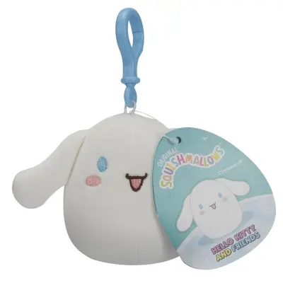 Squishmallows 9cm Clip on Hello Kitty and Friends Cinnamoroll