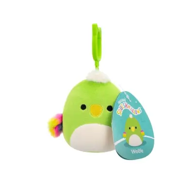 Squishmallows 9cm Clip On P22 Wolfe - Squishmallows -  Leksaksaffären