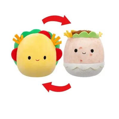Squishmallows Flip A Mallows Tex Taco&Bernardo Burrito - Squishmallows -  Leksaksaffären