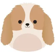 Squishmallows Fuzz A Mallows 40cm Adela Basset Dog